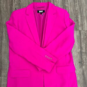 DKNY blazer in hot pink!
